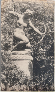Diana with bow and arrow